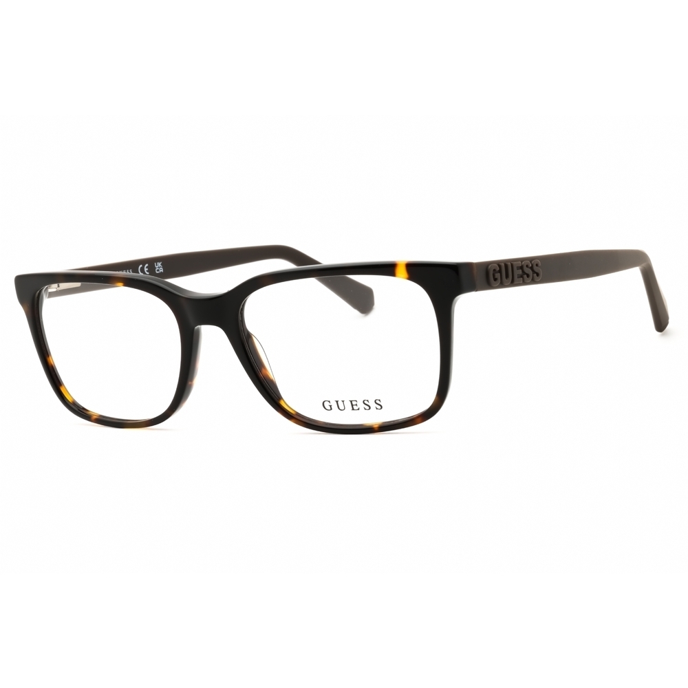 NWT Guess GU50187 Dark Havana Rectangle 54mm Eyeglasses